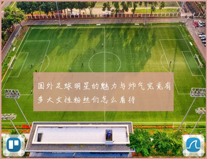 国外足球明星的魅力与帅气究竟有多大女性粉丝们怎么看待