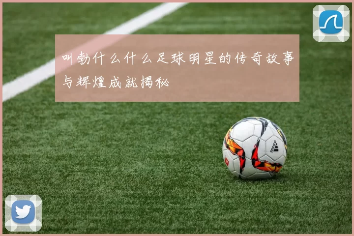 叫勃什么什么足球明星的传奇故事与辉煌成就揭秘