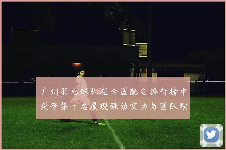 广州羽毛球队在全国配合排行榜中荣登第十名展现强劲实力与团队默契